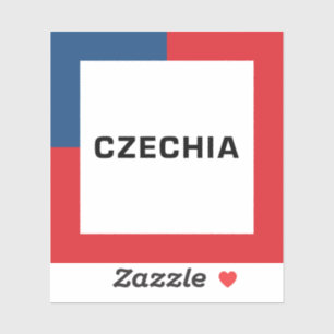 Czechia 01A Aufkleber