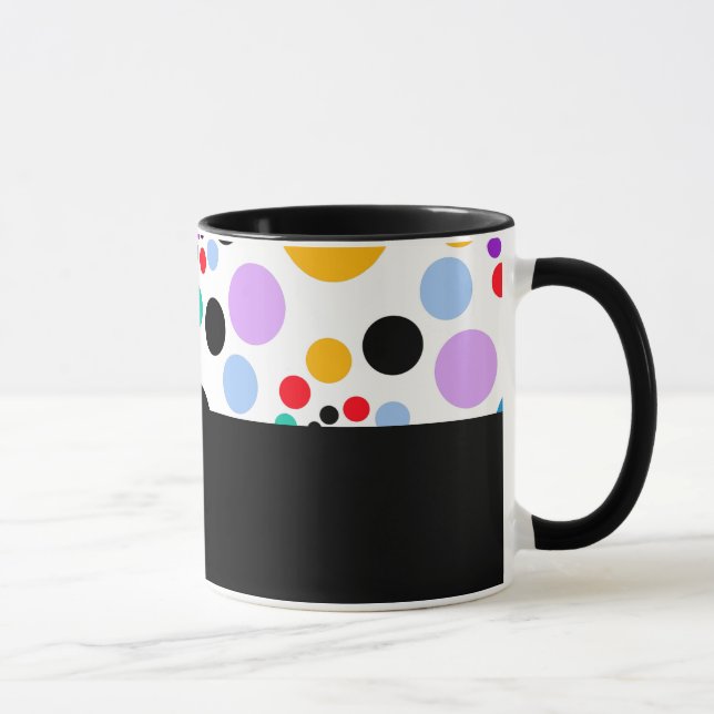 D01 - Tasse mit bunten Punkten (Rechts)