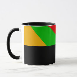 D09 - Tasse avec motif coloré en éventail