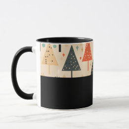 D11 - Tasse mit abstrakten Bäumen