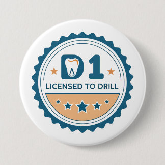 D1 bis DDS Zahnmedizinstudenten-Button Button
