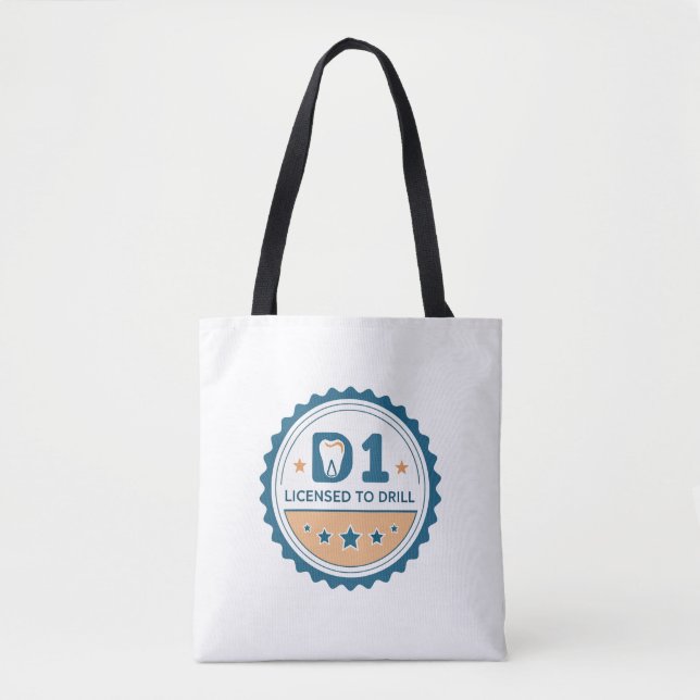D1 to DDS  Dental Student Tote Bag (Devant)
