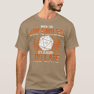 D20 Dice RPG Tabletop Gaming Gamer Geschenk T-Shirt