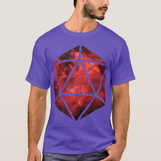 D20 Gebrochene Sicht T-Shirt (Vorderseite)