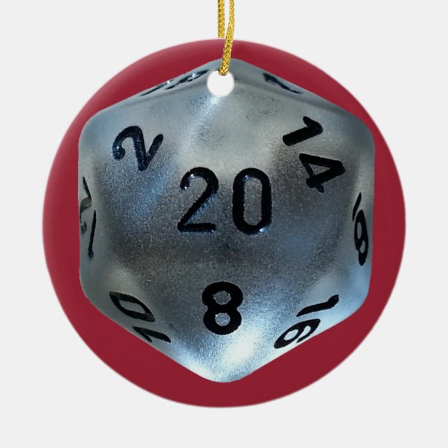 D20 KERAMIKORNAMENT (Vorne)