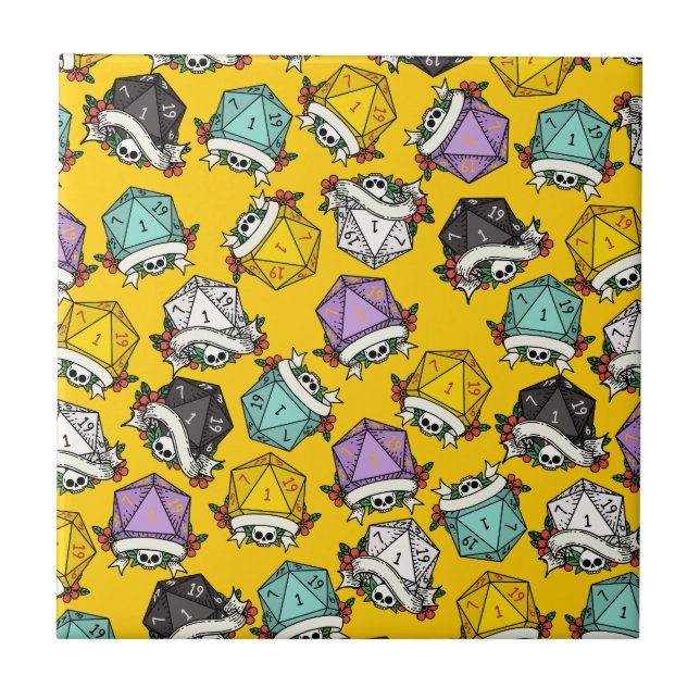 D20-Set-Muster Fliese (Vorderseite)