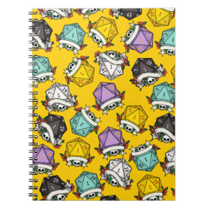 D20-Set-Muster Notizblock