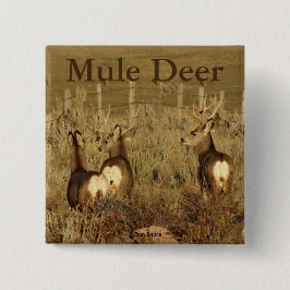 D30 Mule Deer Bucks Button