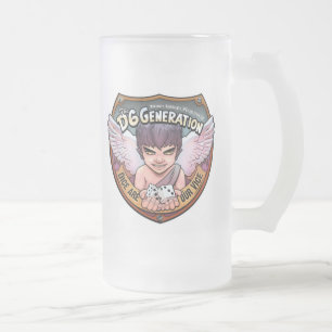 D6G nicht zu schreckliches Getränk - mattiert Mattglas Bierglas