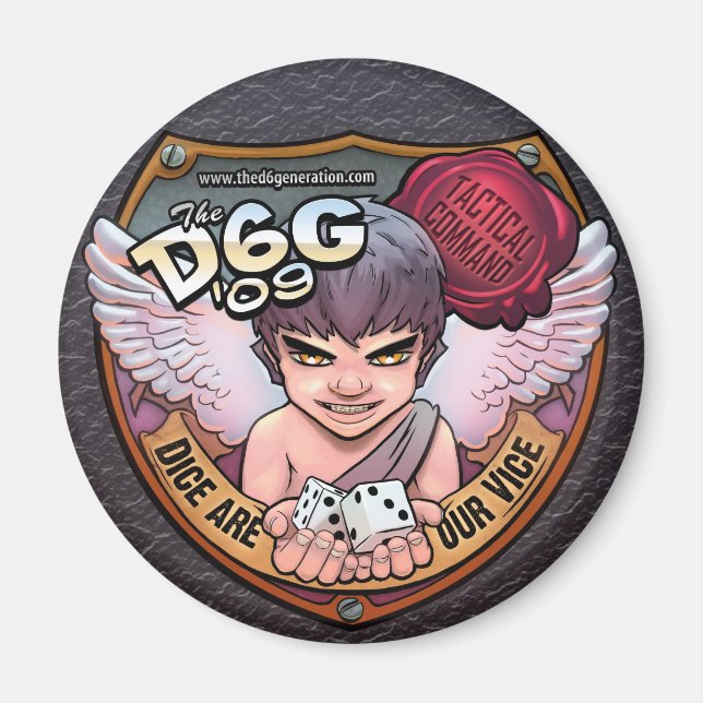 D6G taktisches Befehlsmagazin Magnet (Vorne)
