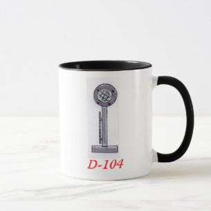 D-104 u. RufzeichenKaffeetasse Tasse