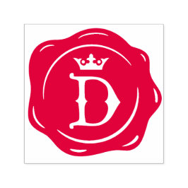 D - Anfangsbuchstabe des Siegels der antiken Wax G Permastempel