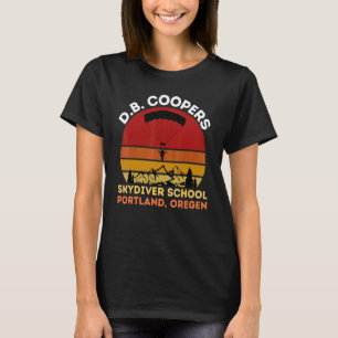 D B Cooper Fallschirmspringerschule Portland Orego T-Shirt