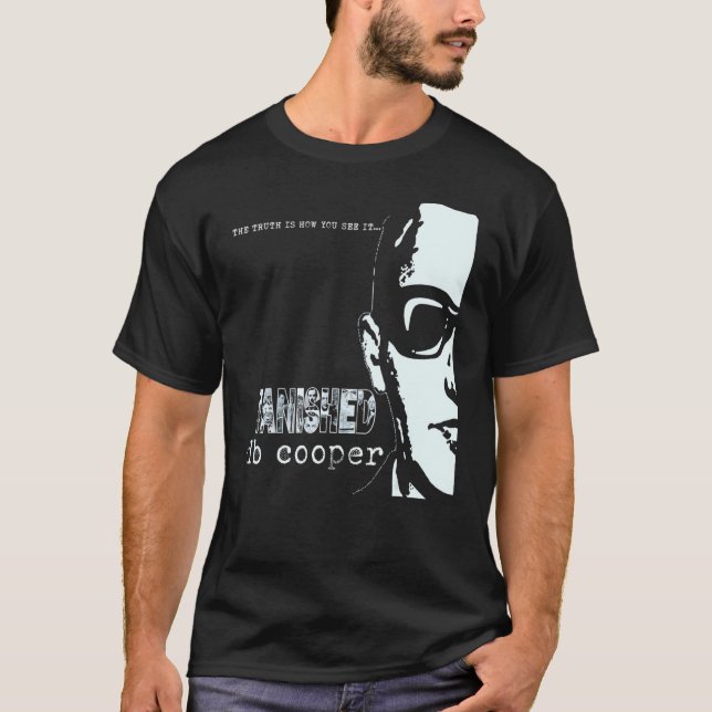 D B Cooper Skyjacker Hijack Retro 60er Style Graph T-Shirt (Vorderseite)