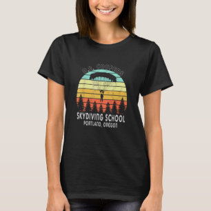 D B Coopers Fallschirmsprung Schule Portland Orego T-Shirt