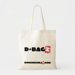 D-Bagz Douchechillz Leinwand-Tasche - Rot Tragetasche