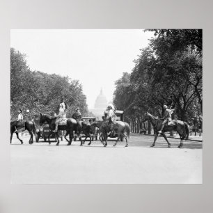 D.C. auf Horseback, 1923 Poster