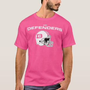 D C Defenders Ufl Helm Washington Dc Fußball T-Shirt