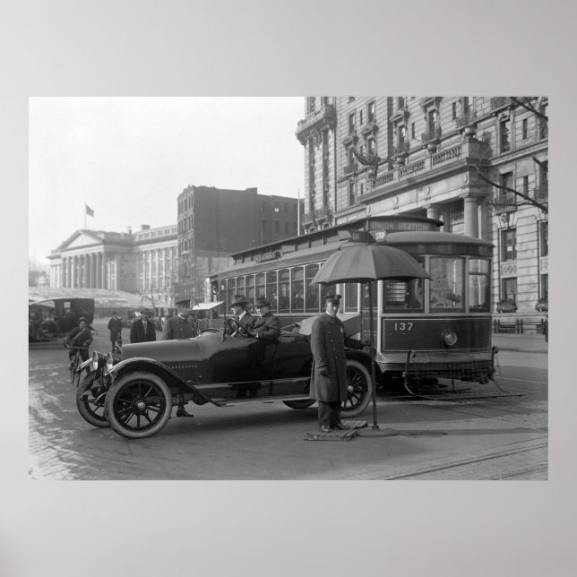 D.C. Traffic Polizist, 1913 Poster (Vorne)