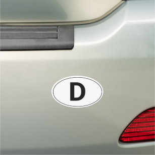 D Car Magnet & Deutschland / Deutscher Reiseaufkle
