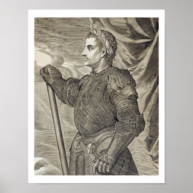 D. Claudius Caesar Kaiser von Rom von 41 bis 54 n. Poster (Vorne)