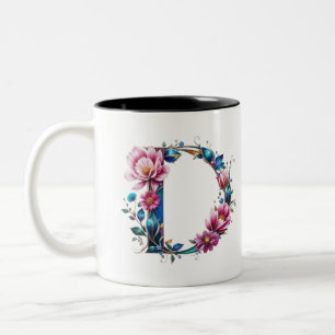D Coffee Mug - Design floral pour le don