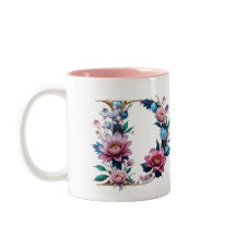 D Coffee Tasse - Blumendesign für Geschenke