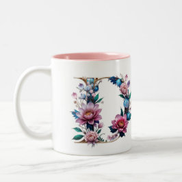 D Coffee Tasse - Blumendesign für Geschenke