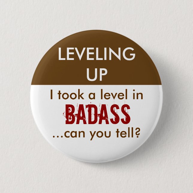 D&D - Badass Button (Vorderseite)