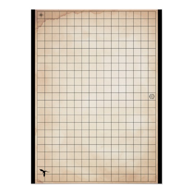 D&D Gaming Glossy Poster (Vorderseite)