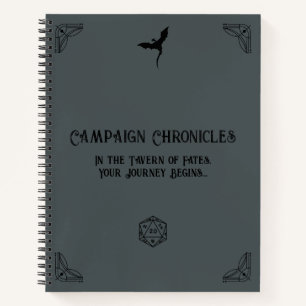D&D Kampagne Chronicle Notebook Notizbuch