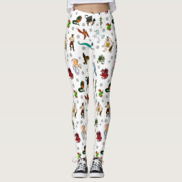 D&d-Kerker und Drachewürfel und -geschöpfe Leggings