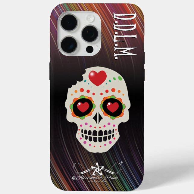 D.D.L.M. Calavera Case-Mate iPhone Hülle (Rückseite)
