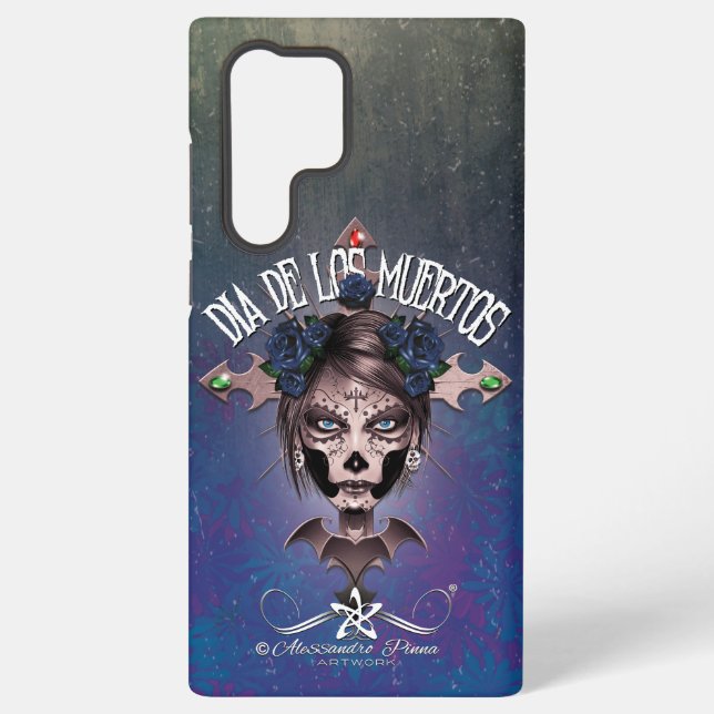 D.D.L.M. La Catrina Samsung Galaxy Hülle (Rückseite)