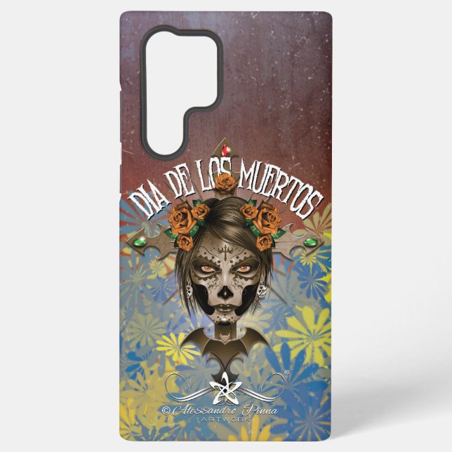 D.D.L.M. La Catrina Samsung Galaxy Hülle (Rückseite)