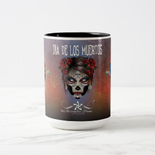 D.D.L.M. La Catrina Zweifarbige Tasse