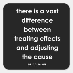 D.D. Palmer Citation Chiropratique Stickers