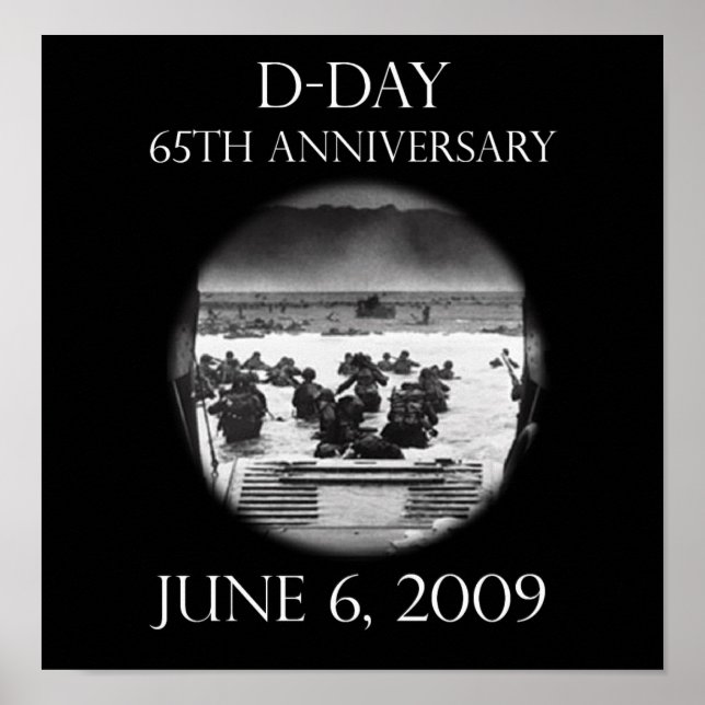 D-Day 65-Jahr-Poster Poster (Vorne)