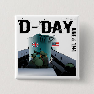 D-DAY 6. Juni 1944 Button