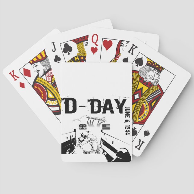 D-DAY 6. Juni 1944 Spielkarten (Rückseite)