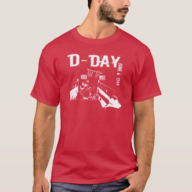 D-DAY 6. Juni 1944 T-Shirt (Vorderseite)