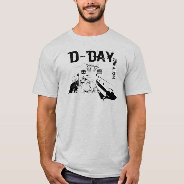 D-DAY 6. Juni 1944 T-Shirt (Vorderseite)