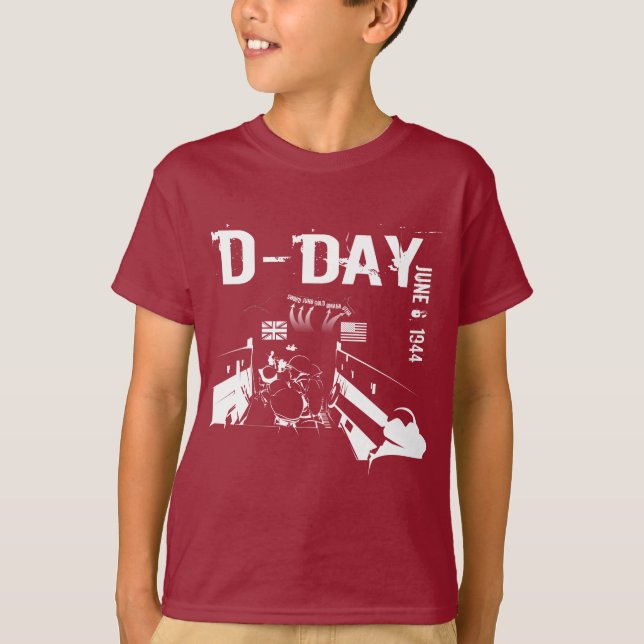 D-DAY 6. Juni 1944 T-Shirt (Vorderseite)