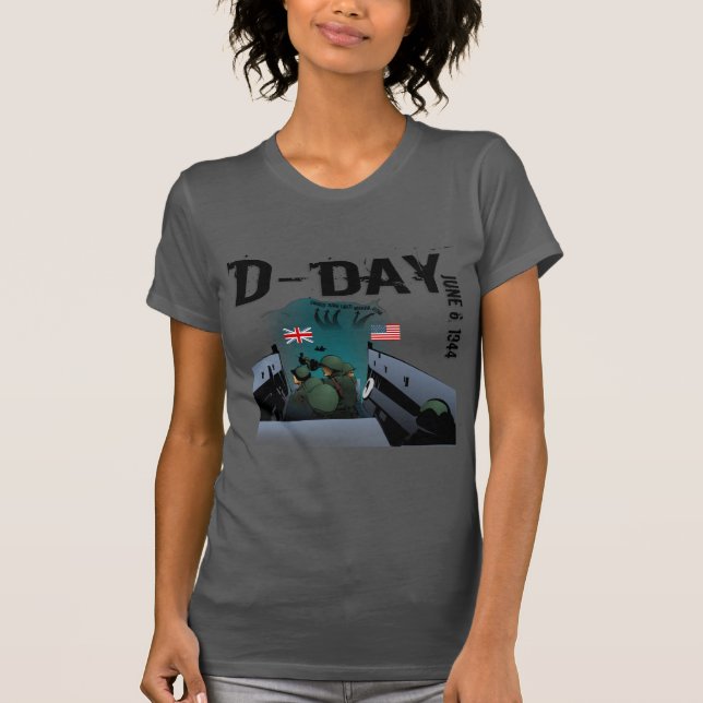 D-DAY 6. Juni 1944 T-Shirt (Vorderseite)