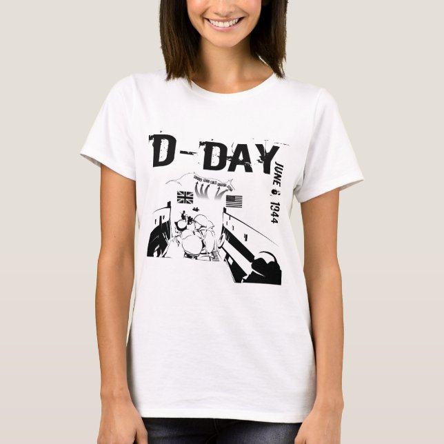 D-DAY 6. Juni 1944 T-Shirt (Vorderseite)