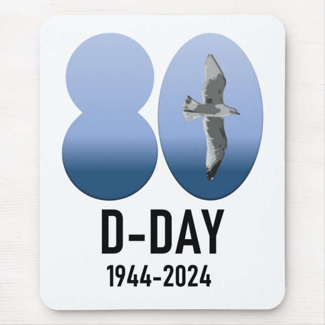 D-Day 80 - 1944-2024 Mousepad (Vorne)