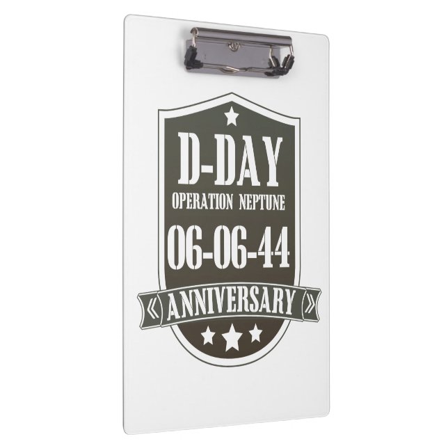 D-Day-Jubiläum-Abzeichen Klemmbrett (Rechts)