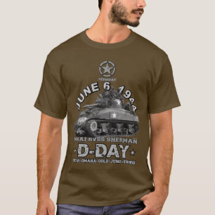 D-Day Veterans Tag HVSS Sherman T-Shirt