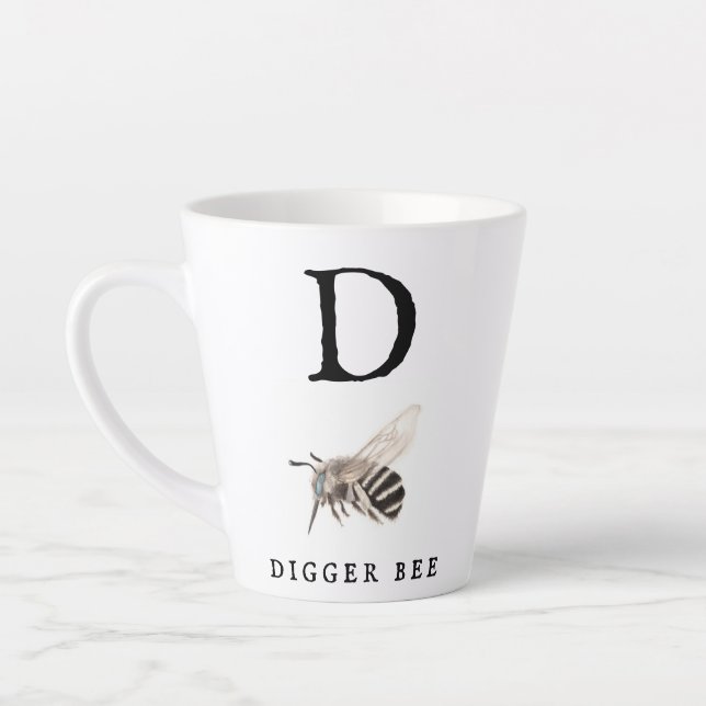 "D" Digger Bee Milchtasse (Links)