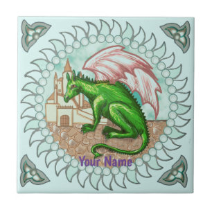 D Drache Fliese
